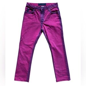 Guess - Vintage Dark Pink / Red Low Rider Jeans - Waist 30 - Made in the USA